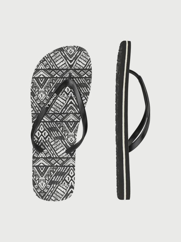 Žabky O´Neill Fw Tropadelic Print Flip Flops Černá