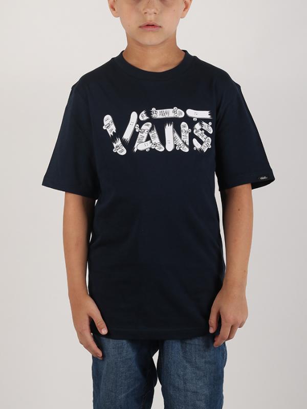 Tričko Vans By Focus Ss Boy Navy Černá