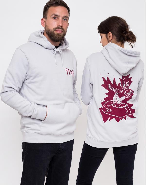 Freshlabels FL x NWB Hoodie Limestone Grey M