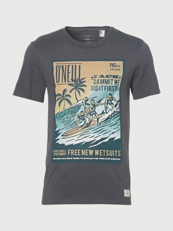 Tričko O´Neill Lm Throwback Photo T-Shirt Šedá