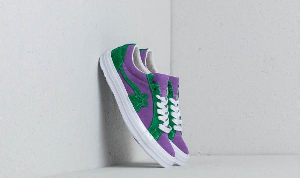 Converse x Tyler The Creator One Star Golf Le Fleur OX Purple Heart/ Jolly Green