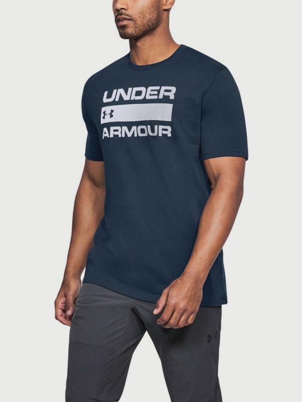 Tričko Under Armour Team ISSue Wordmark Modrá