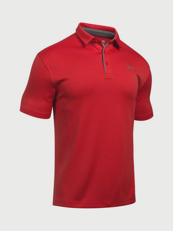 Tričko Under Armour Tech Polo Červená
