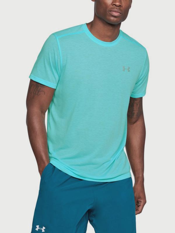 Tričko Under Armour Threadborne Streaker SS Zelená