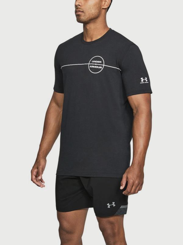 Tričko Under Armour Center Circle Tee Černá