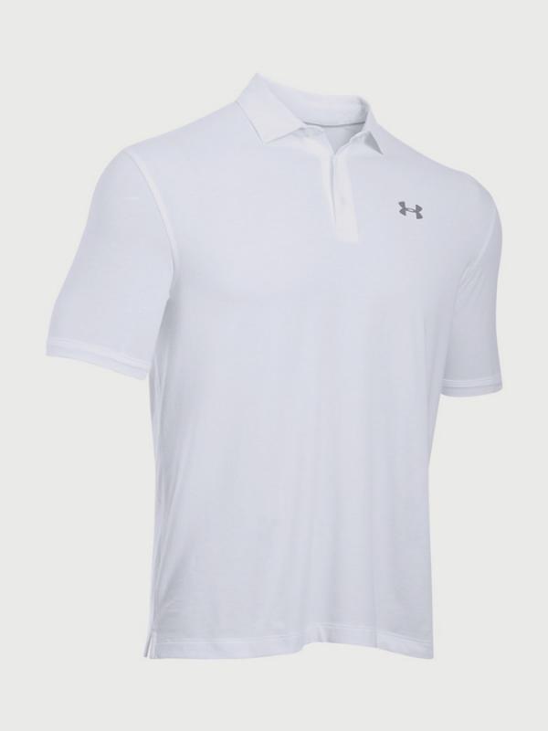 Tričko Under Armour Charged Cotton Scramble Polo Bílá