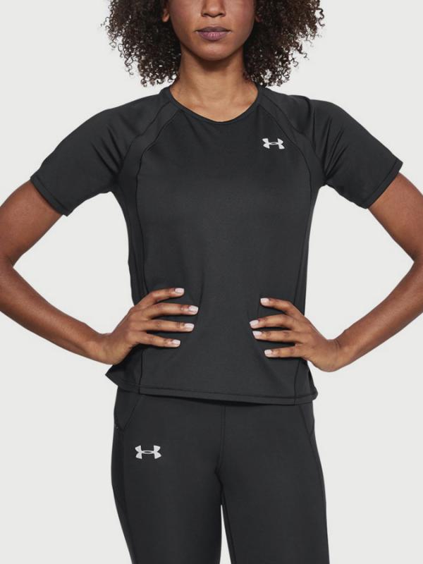 Tričko Under Armour Coolswitch Run Short Sleeve Černá