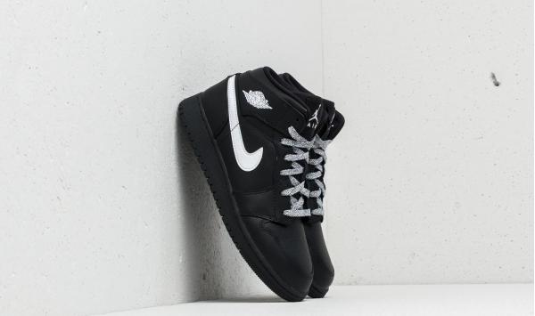 Air Jordan 1 Mid BG Black/ White-Black