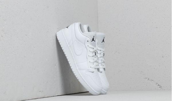 Air Jordan 1 Low (GS) White/ Black-White