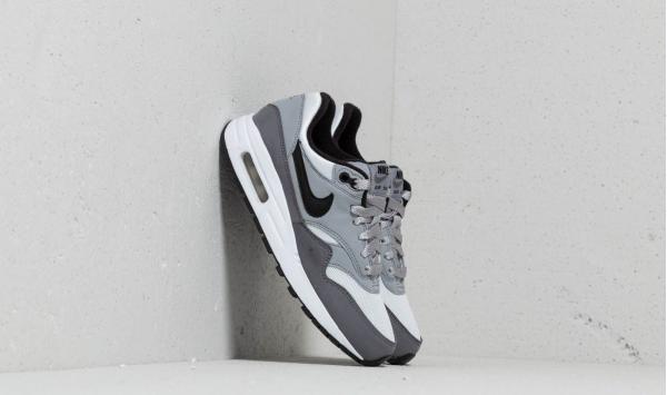 Nike Air Max 1 (GS) White/ Black-Wolf Grey-Gunsmoke