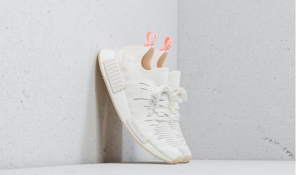 adidas NMD_R1 STLT Primeknit W Cloud White/ Cloud White/ Clear Orange