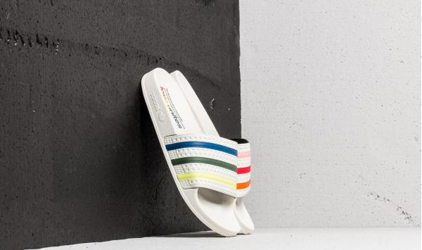 adidas Adilette Pride Core White/ Trace Pink/ Trace Orange