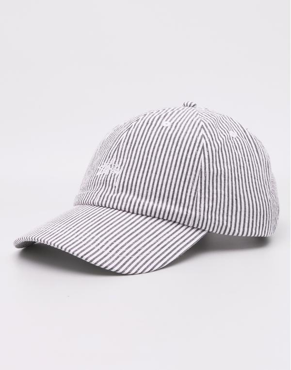 Stüssy Seersucker Low Pro Black Stripe