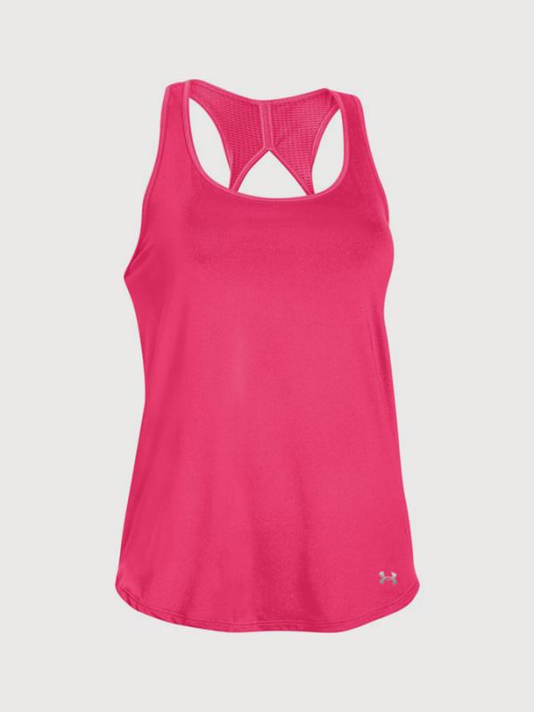 Tílko Under Armour Fly By Solid Tank Růžová