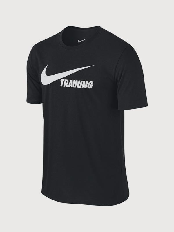 Tričko Nike Training Swoosh Tee Černá
