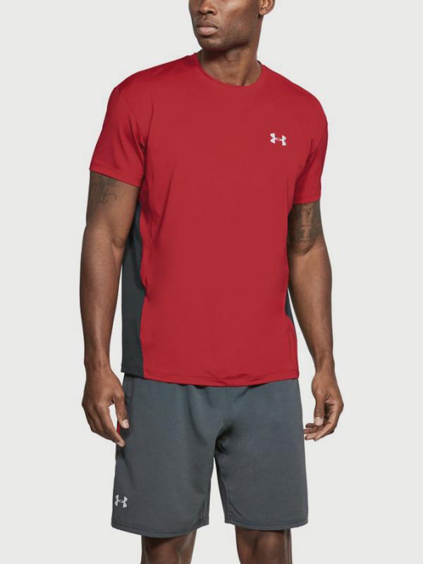 Tričko Under Armour Coolswitch Run SS V3 Červená