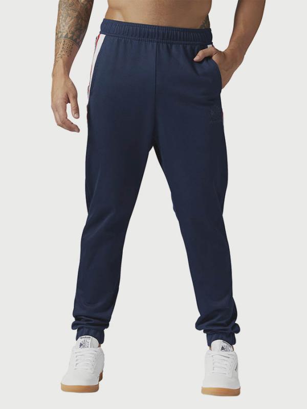 Tepláky Reebok F Franchise Trackpant Modrá