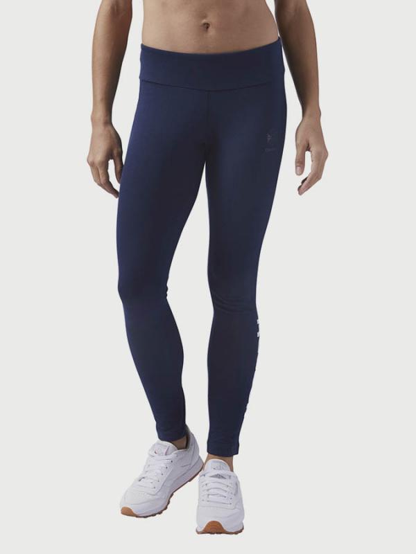 Legíny Reebok F Logo Legging Modrá