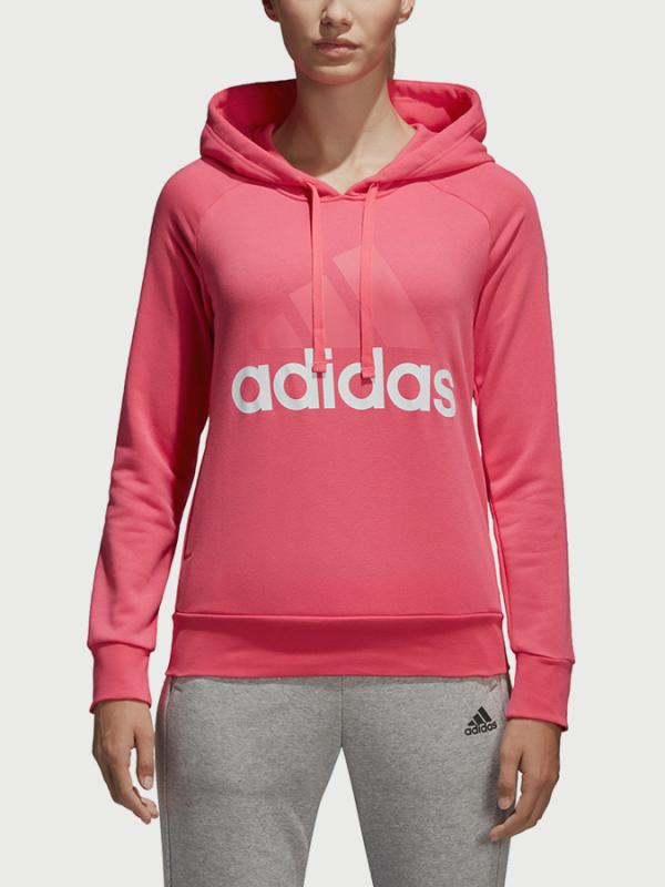 Mikina adidas Performance Ess Lin Oh Hd Růžová