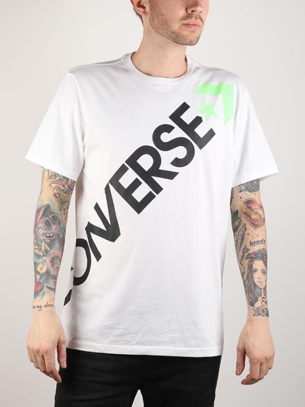 Tričko Converse M Cross Body Tee Bílá