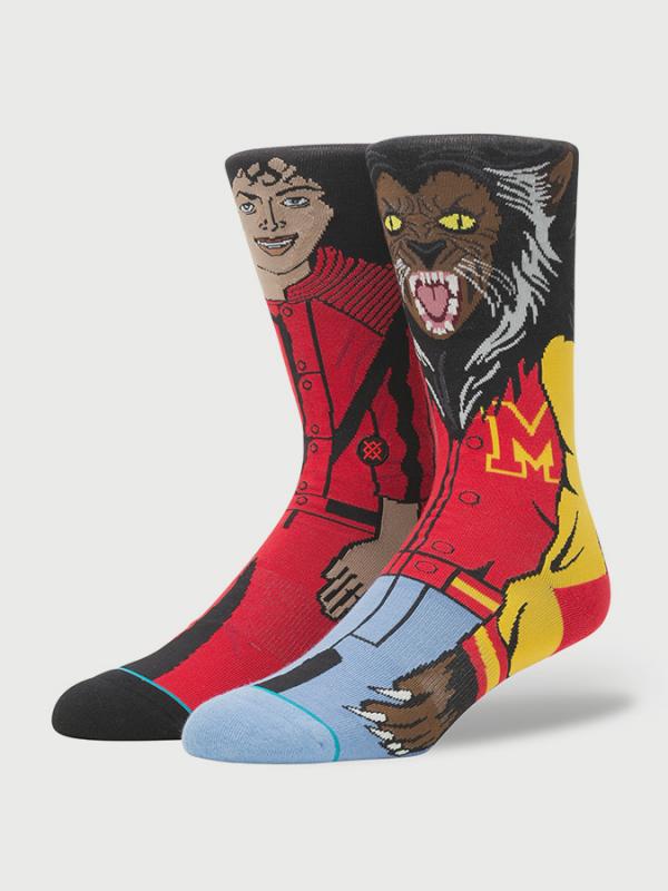 Ponožky Stance Michael Jackson Red Barevná