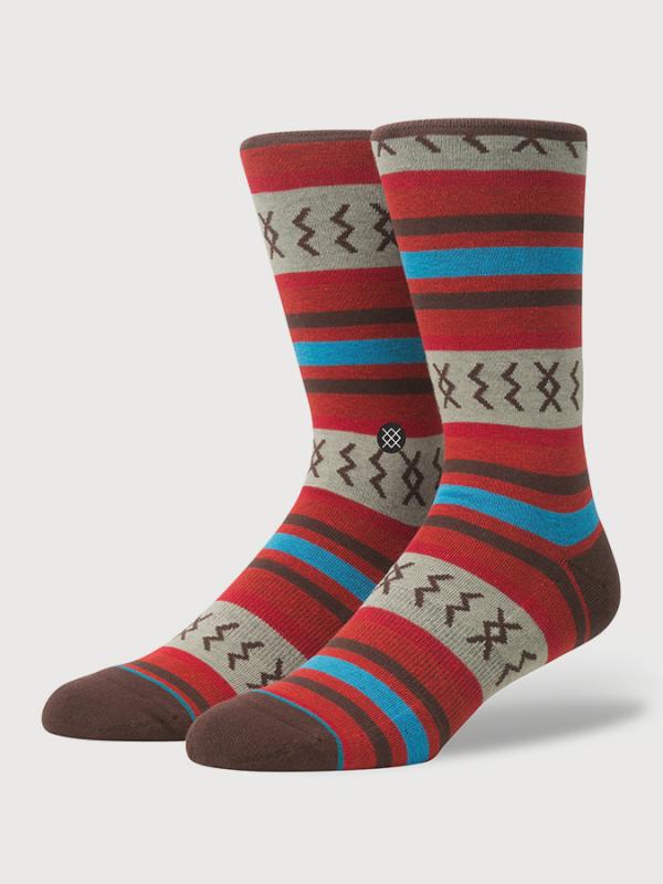 Ponožky Stance Mexicali Rose Red Barevná