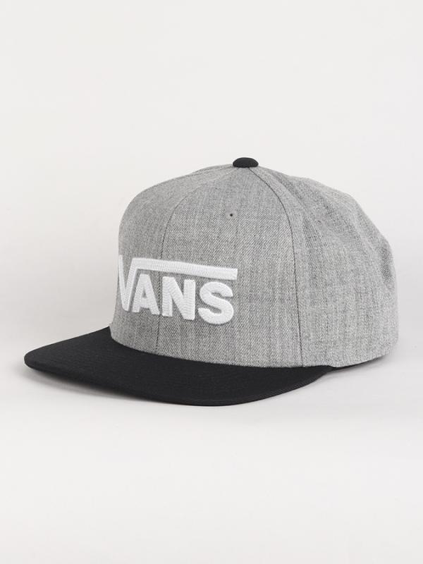 Kšiltovka Vans Mn Drop V Ii Snapbac Heather Grey Šedá