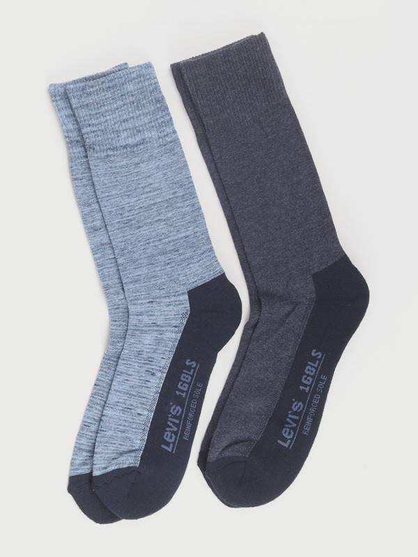 Ponožky LEVI'S 168Ls Regular Cut 2 Pack Barevná