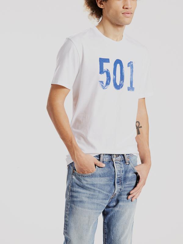 Tričko LEVI'S GRAPHIC SET-IN NECK Bílá