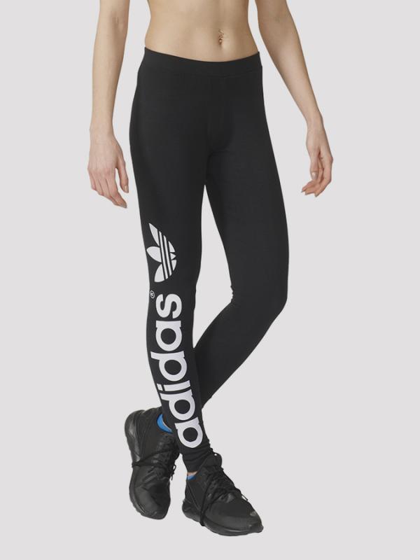 Legíny adidas Originals LINEAR LEGGINGS Černá