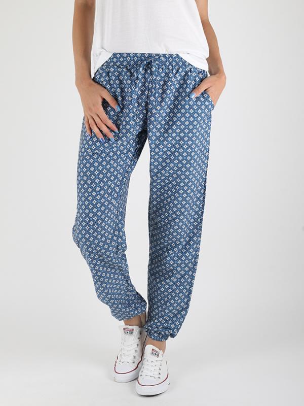Kalhoty Terranova Pantalone Modrá