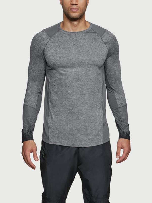 Tričko Under Armour Raid 2.0 LS Graphic Šedá