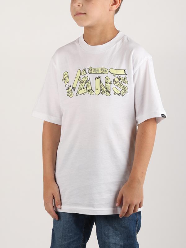 Tričko Vans By Focus Ss Boy White Bílá