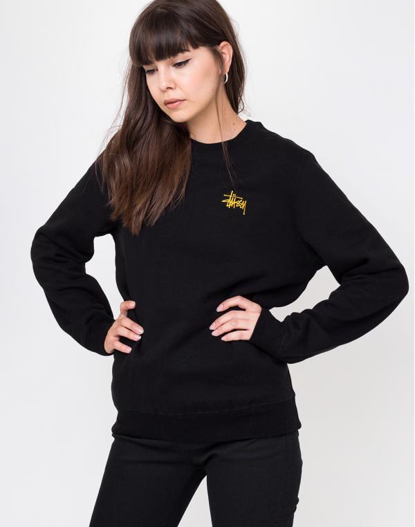 Stussy Basic Crew Black L