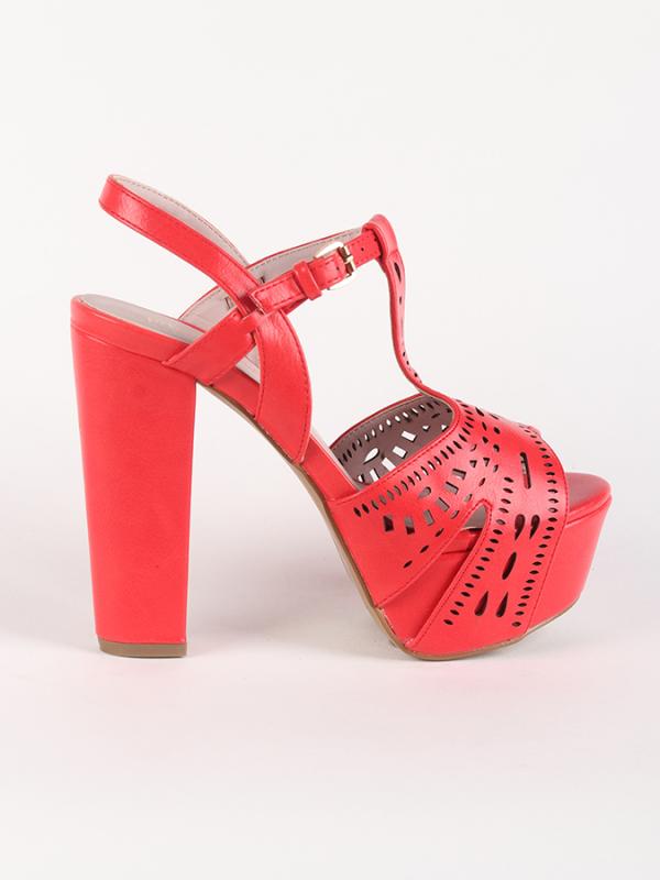 Lodičky Primadonna Calzatura Sandal Červená