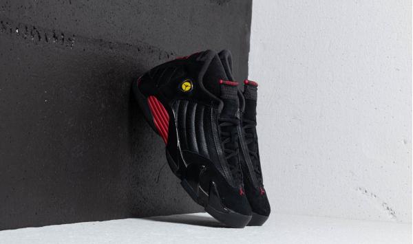 Air Jordan 14 Retro BG Black/ Varsity Red-Black