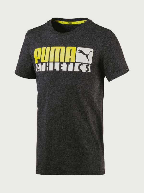 Tričko Puma Style Graphic Tee Šedá