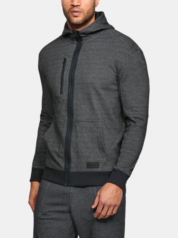 Mikina Under Armour Pursuit Full Zip Hoody Šedá