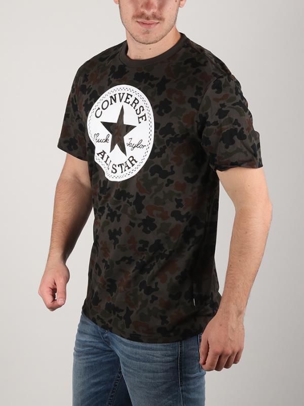 Tričko Converse ChuckP Camo Tee Zelená
