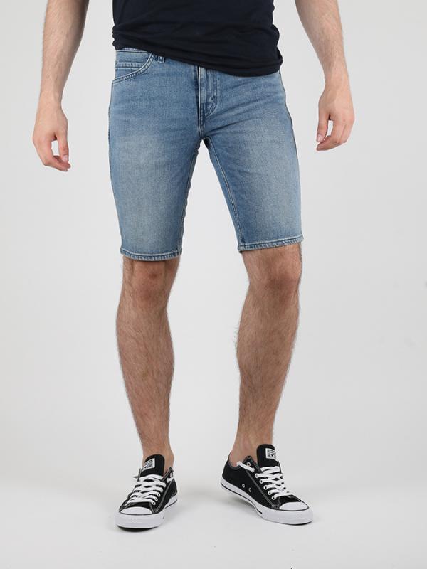 Kraťasy LEVI'S L8 SLIM STRAIGHT SHORT TRUE BLUE MID AU Modrá