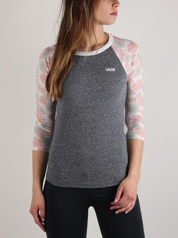 Tričko Vans Wm Poppy Dream Ragla Grey Heather Šedá