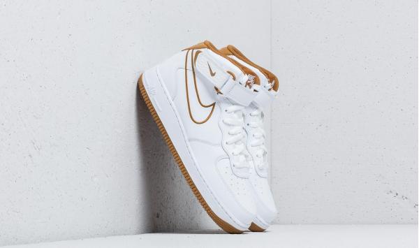 Nike Air Force 1 Mid ´07 Leather White/ Muted Bronze