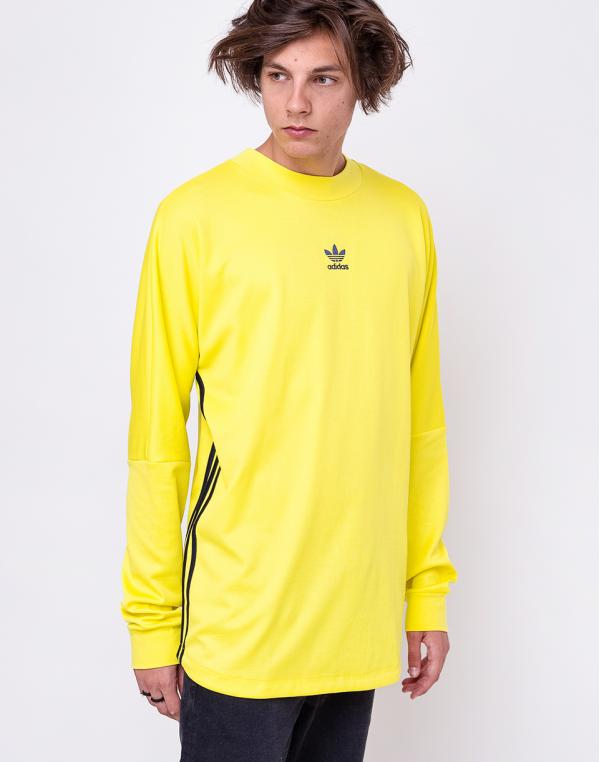 adidas Originals Authentic 3-Stripes Shock Yellow/ Collegiate Navy L