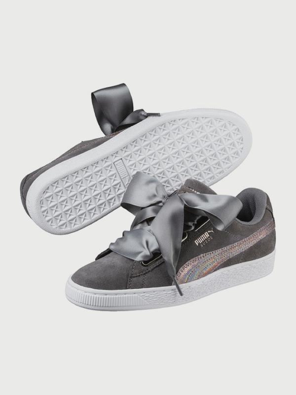 Boty Puma Suede Heart LunaLux Wn s Černá