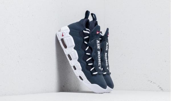 Nike Air More Money Obsidian/ White-Gym Red