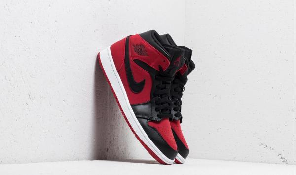 Air Jordan 1 Mid Gym Red/ Black-White
