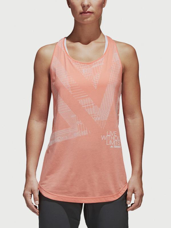 Tílko adidas Performance W Amplifiertank Růžová