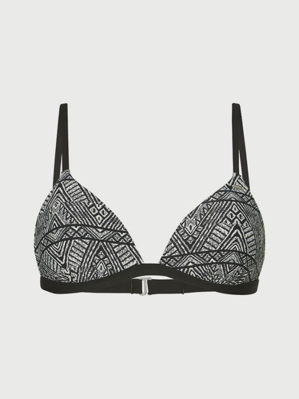 Svršek plavek O´Neill Pw Molded Triangle Top Černá
