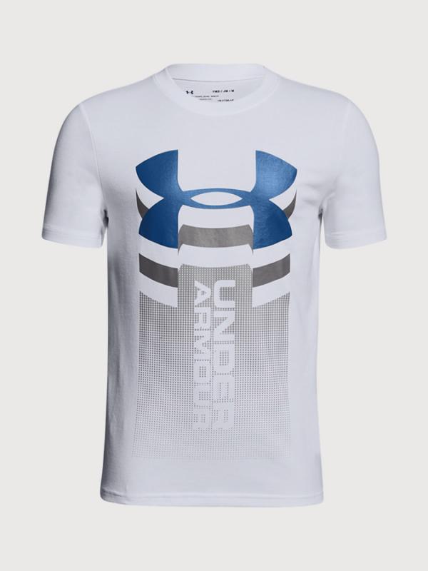 Tričko Under Armour Veritcal Logo SS T Bílá