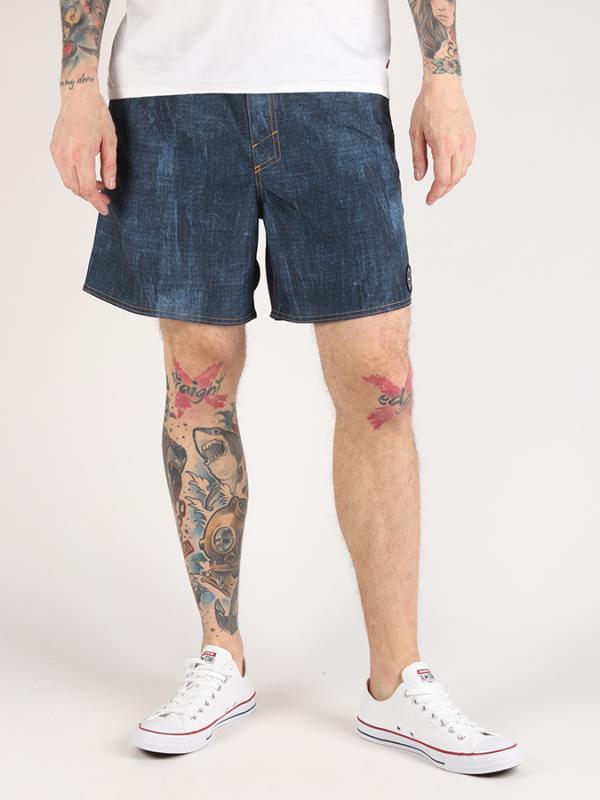 Boardshortky O´Neill Pm Denim Print Shorts Modrá